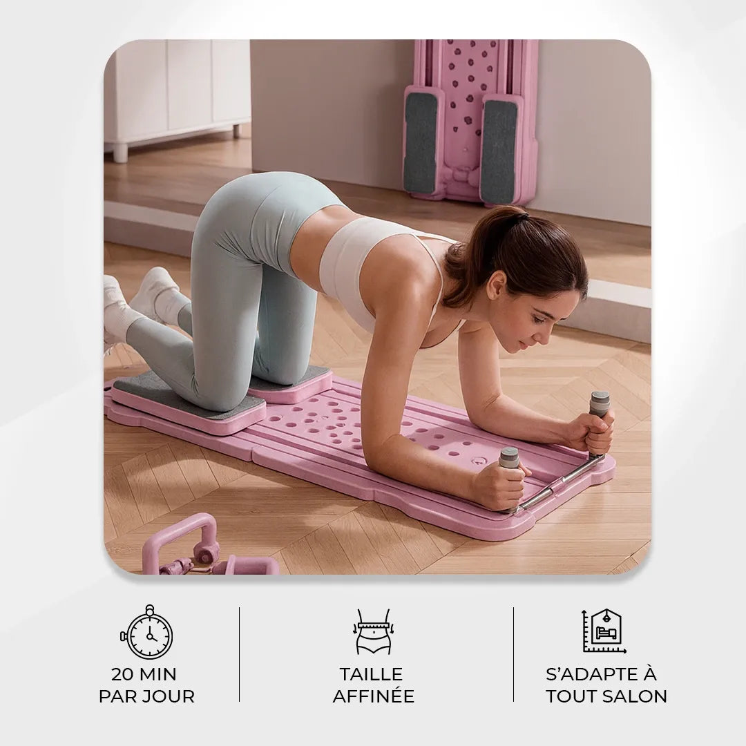 Réformeur de pilates Multifonctionnel™ - Kit complet d'entraînement