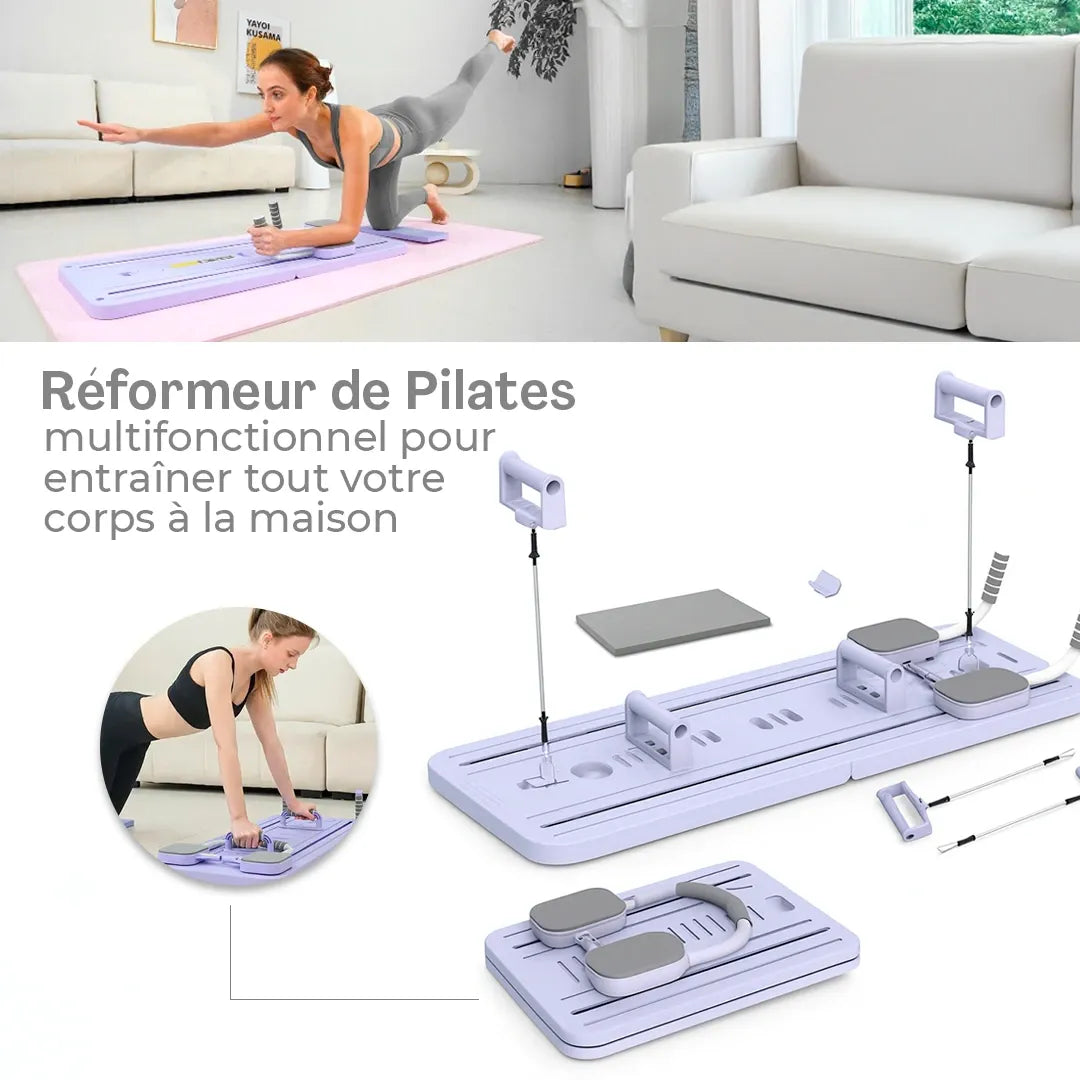 Réformeur de pilates Multifonctionnel™ - Kit complet d'entraînement